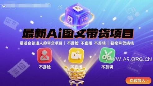 最新Ai图文带货项目，最适合普通人的带货项目，不露脸 不直播 不剪辑就可以轻松带货搞钱（完结）