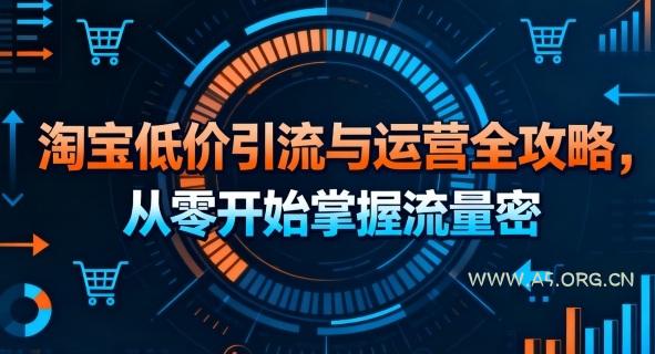 淘宝低价引流与运营全攻略,从零开始掌握流量密码