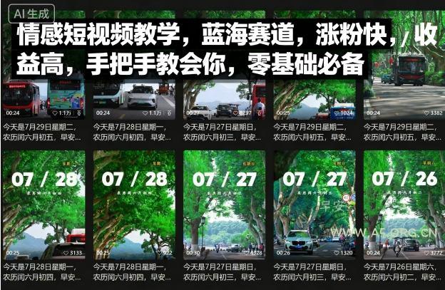 情感短视频教学，蓝海赛道，涨粉快，收益高，手把手教会你，零基础必备