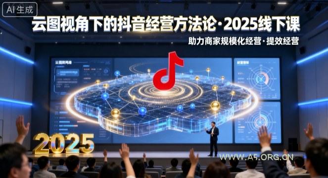 云图视角下的抖音经营方法论，2025线下课，助力商家规模化经营，提效经营（录音+字幕）