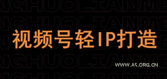 视频号线上课程，视频号轻IP打造