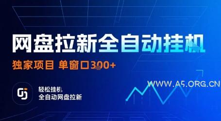网盘拉新全自动挂G，独家技术，操作简单，自动完成拉新任务，单窗口3张【揭秘】