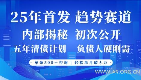 2025年首次公开，真正的事业型赛道，客咨不断，单月轻松破W
