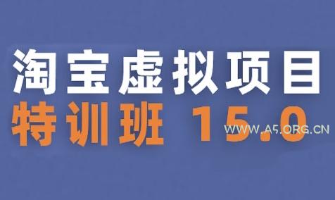 淘宝虚拟项目特训班15.0(更新2025)，适合新手或兼职操作，实现稳定收益