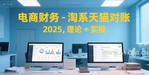 电商财务-淘系天猫对账2025，理论+实操
