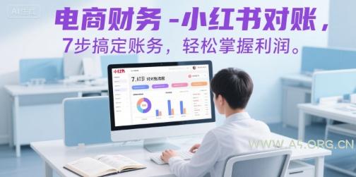 电商财务-小红书对账，7步搞定账务，轻松掌握利润