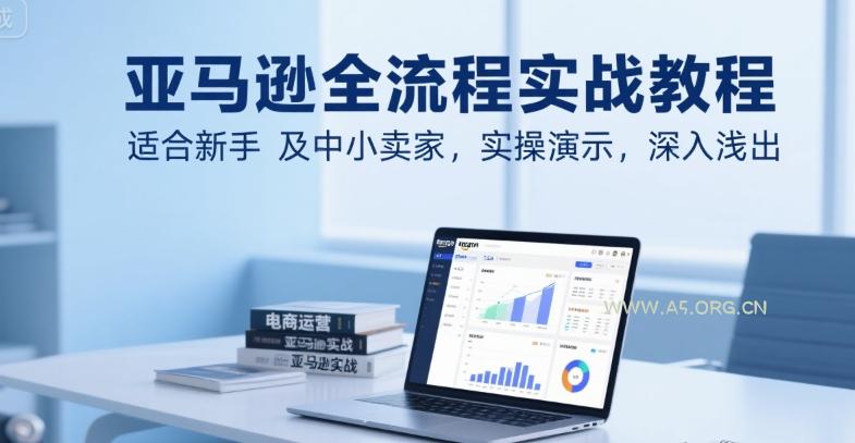 亚马逊全流程实战教程,适合新手及中小卖家,实操演示,深入浅出