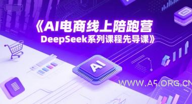 AI电商线上陪跑营,DeepSeek系列课程先导课