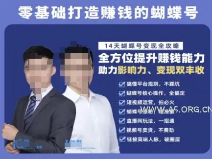 蝴蝶号专栏-视频号运营教程,零基础打造挣钱的蝴蝶号,14天蝴蝶号变现全攻略