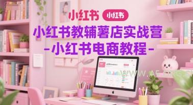 小红书教辅薯店实战营-小红书电商教程