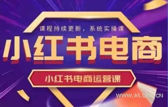 小红书电商运营实操课,新手从0~1落地实操