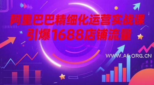 阿里巴巴精细化运营实战课,引爆1688店铺流量