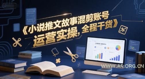 小说推文故事混剪账号运营实操，全程干货