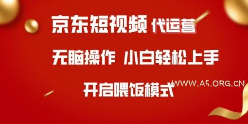 京东短视频代运营,全程喂饭,小白轻松上手【揭秘】