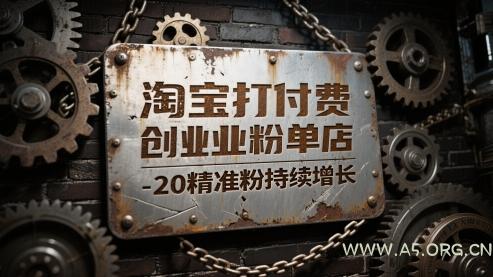 淘宝打付费创业粉单店每天稳定10-20精准粉持续增长【揭秘】