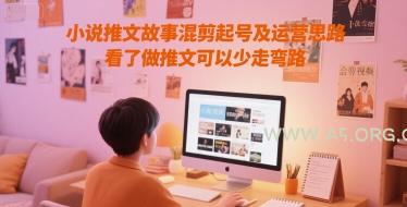 小说推文故事混剪起号及运营思路，看了做推文可以少走弯路