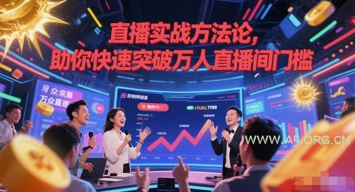 直播实战方法论，助你快速突破万人直播间门槛