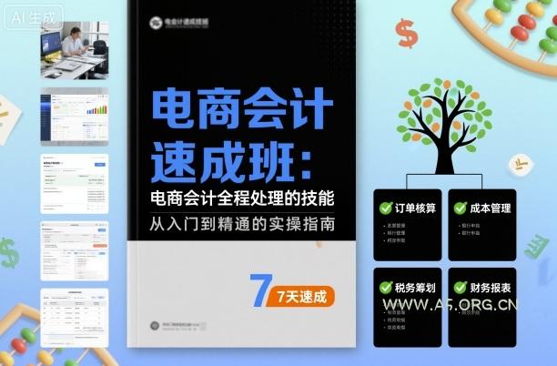 电商会计速成班,电商会计全程处理的技能