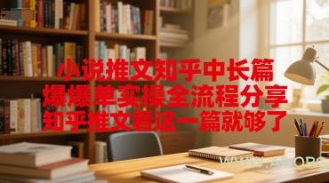 小说推文知乎中长篇爆单实操全流程分享,知乎推文看这一篇就够了
