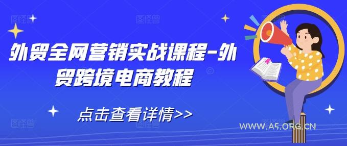 外贸全网营销实战课程-外贸跨境电商教程