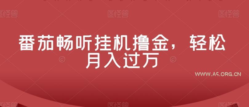 番茄畅听挂机撸金，轻松月入过万