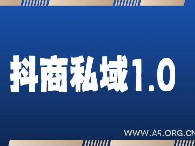 抖商服务私域1.0，抖音引流获客详细教学