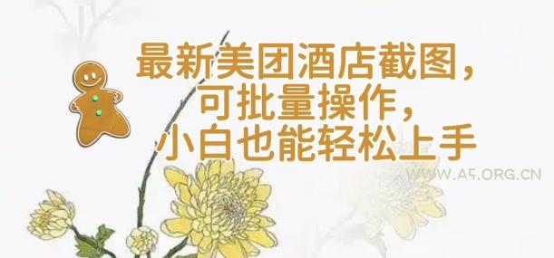 【轻云】最新美团酒店截图，可批量操作，小白也能轻松上手