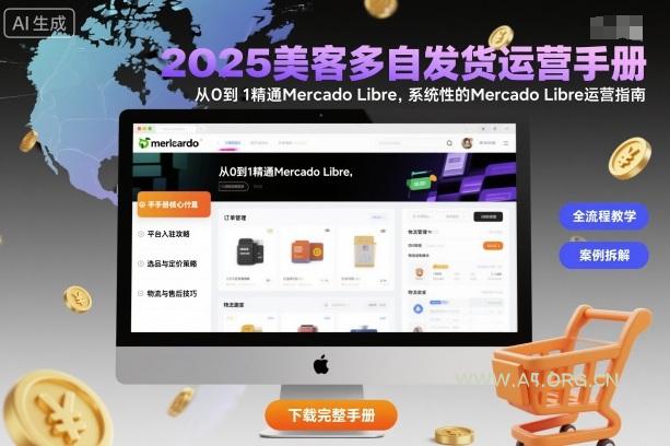 2025美客多自发货运营手册：从0到1精通Mercado Libre，系统性的Mercado Libre运营指南