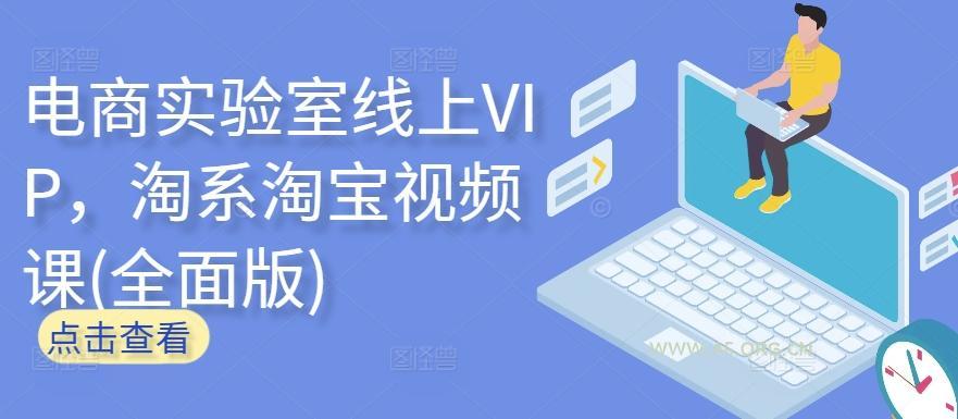 电商实验室线上VIP，淘系淘宝视频课(全面版)