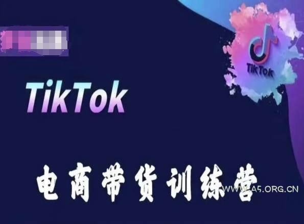 TikTok电商带货训练营，跟随时代潮流，跨境掘金