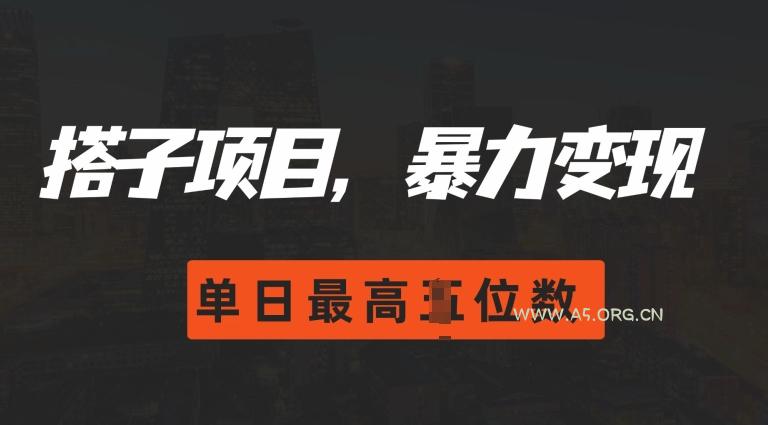 2024搭子玩法，0门槛，暴力变现，单日最高破四位数【揭秘】