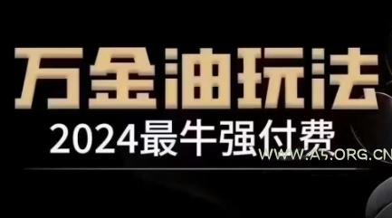 2024最牛强付费，万金油强付费玩法，干货满满，全程实操起飞（更新12月）
