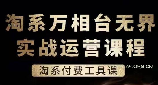 淘系万相台无界实战运营课，淘系付费工具课