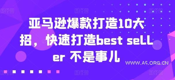 亚马逊爆款打造10大招，快速打造best seller 不是事儿