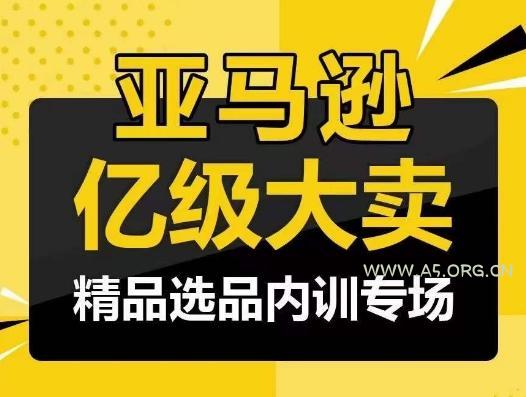 亚马逊亿级大卖-精品选品内训专场，亿级卖家分享选品成功之道