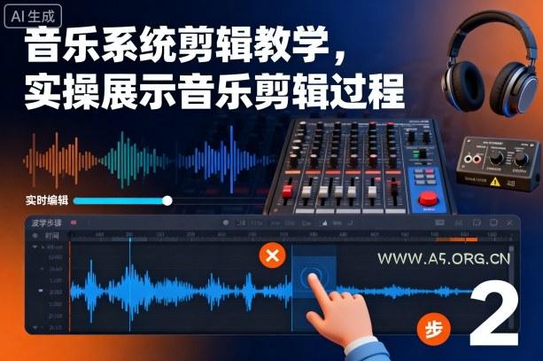 音乐系统剪辑教学，实操展示音乐剪辑过程