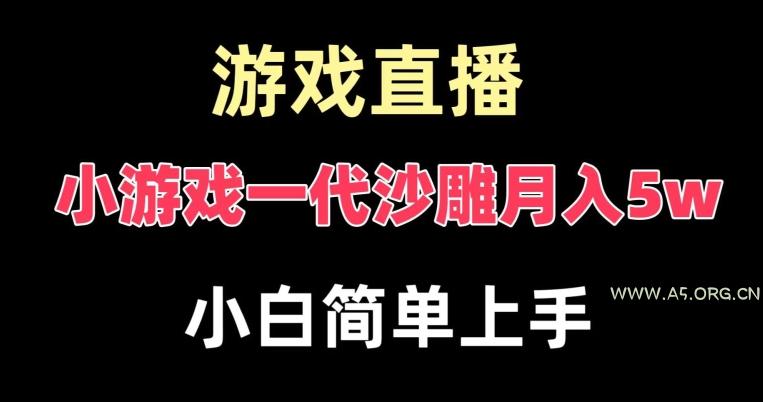 玩小游戏一代沙雕月入5w，爆裂变现，快速拿结果，高级保姆式教学【揭秘】