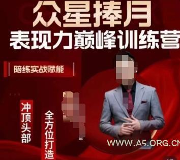 众星捧月表现力巅峰训练营,全方位打造,陪练实战赋能