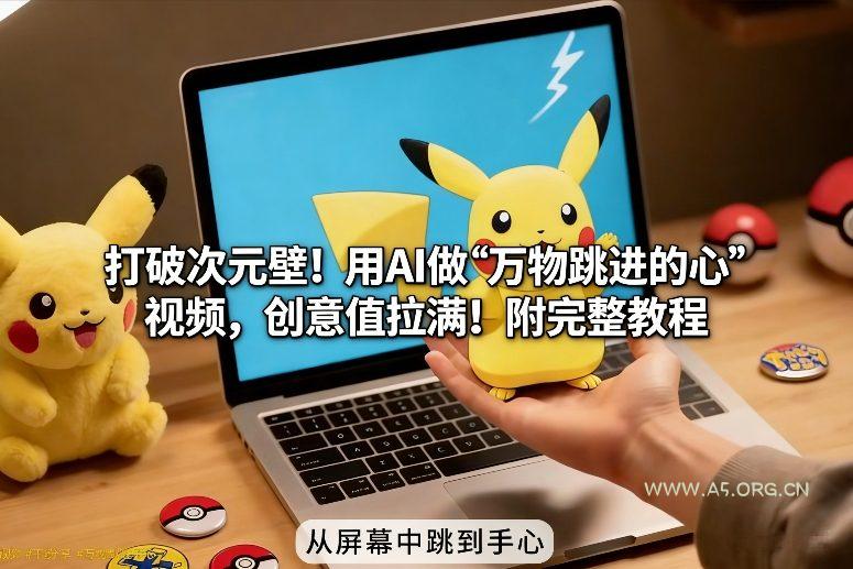 打破次元壁！用AI做【万物跳进手心】视频，创意值拉满！附完整教程-小红泡