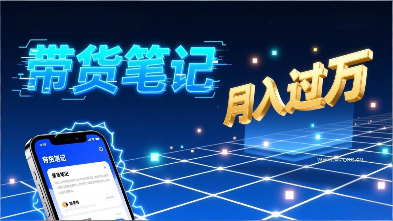 小红书爆款笔记带货实战：拆解封面标题正文全要素，手把手教你单篇笔记带货月入过万-小红泡