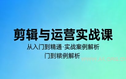 林大·剪辑与运营实战课(更新2026)-小红泡