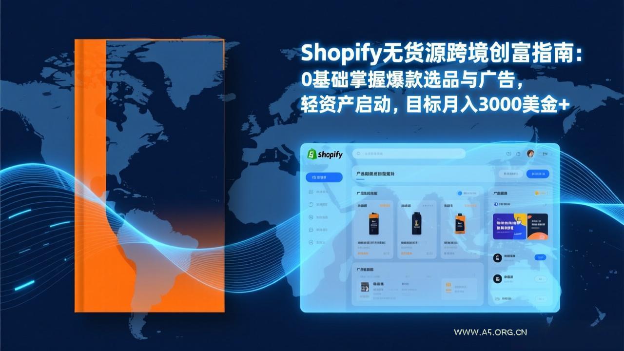 Shopify爆款打法实战:从选品到广告投放,复制爆款模型,驱动独立站月销售额破万刀-小红泡