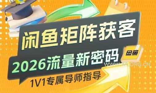 闲鱼矩阵获客，2026流量新密码，只要闲鱼还在，你的行业就有无限精准的客源-小红泡