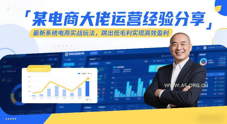 某电商大佬运营经验分享，最新系统电商实战玩法，跳出低毛利实现高效盈利-小红泡