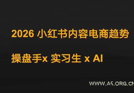 迪安·2026小红书内容电商趋势操盘手x实习生xAI-小红泡