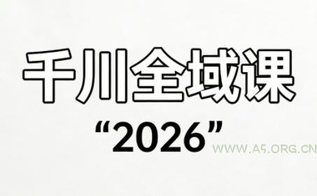 直播运营小韦·千川全域课(2026)-小红泡