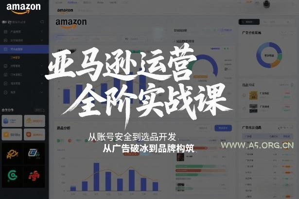 亚马逊运营全阶实战课，从账号安全到选品开发，从广告破冰到品牌构筑(更新2026年2月)-小红泡