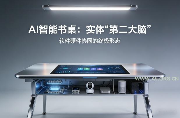 AI智能书桌搭建，构建你的实体“第二大脑”，软件硬件协同的终极形态-小红泡