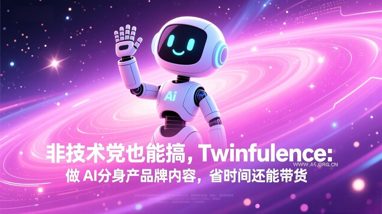 非技术党也能搞!Twinfluence:做 AI 分身产品牌内容,省时间还能带货-小红泡