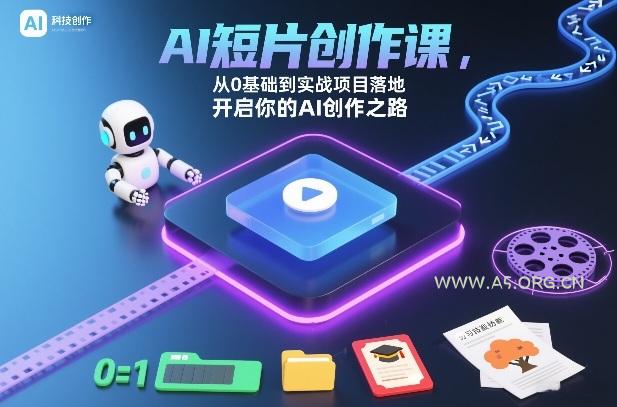 AI短片创作课，从0基础到实战项目落地，开启你的AI创作之路(更新)-小红泡